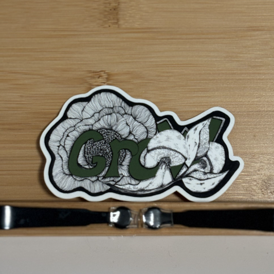 "Grow" Sticker